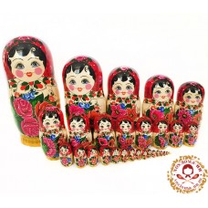 Матрешка традиционная 30 кукольная